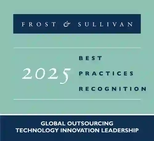 Frost & Sullivan 2025 Technology Innovation Leadership Award presented to TP in Global Outsourcing.