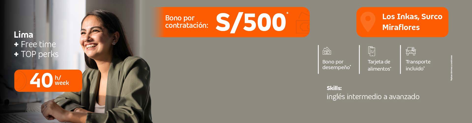 Convocatorias Bilingües con Excelentes Beneficios 