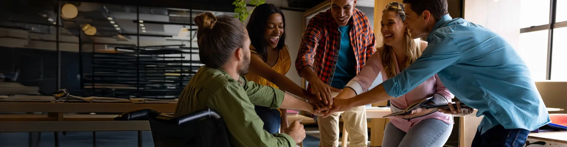 people holding hands