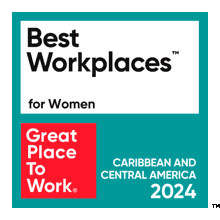 Best workplaces for women logo, caribbean and central america 2024 Best workplaces for women logo, caribbean and central america 2024