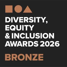 Bronze award badge at the 2026 Diversity, Equity & Inclusion