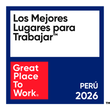 GPTW Best workplaces Peru 2026 award badge 