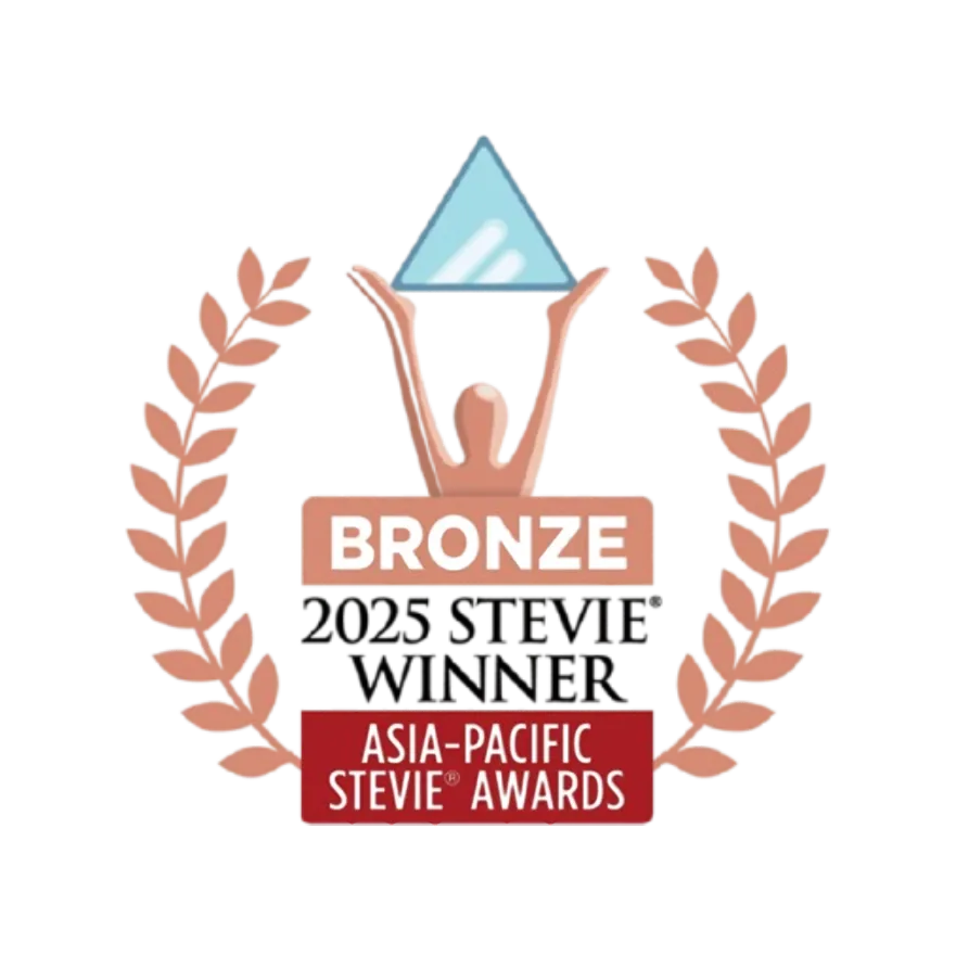 2025 Bronze Stevie Awards Apac badge