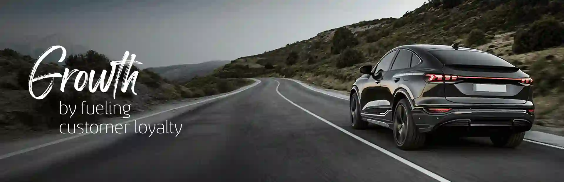 Black card on the road 