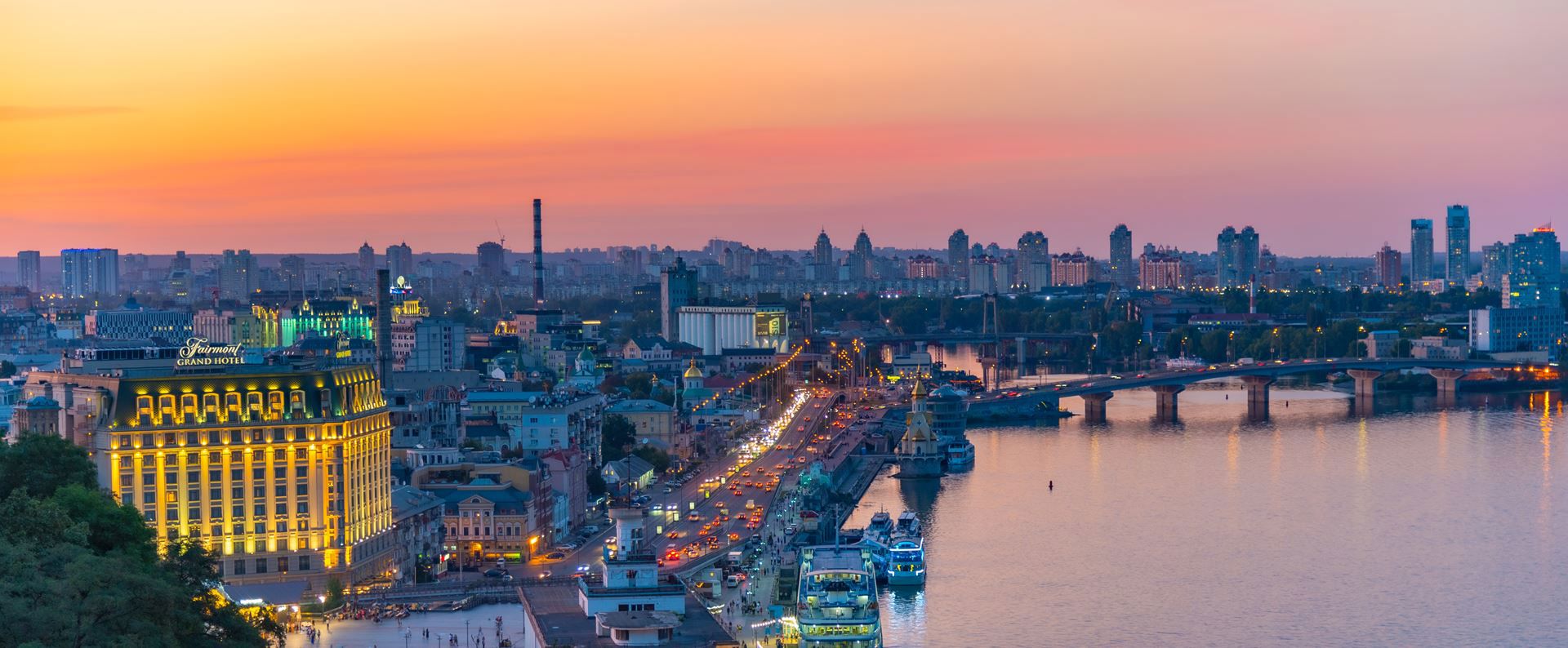 Ukraine seen from above