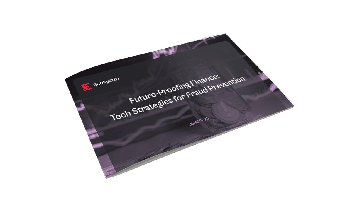 Mockup of the presentation Rethinking financial crime prevention