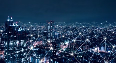 City connections at night