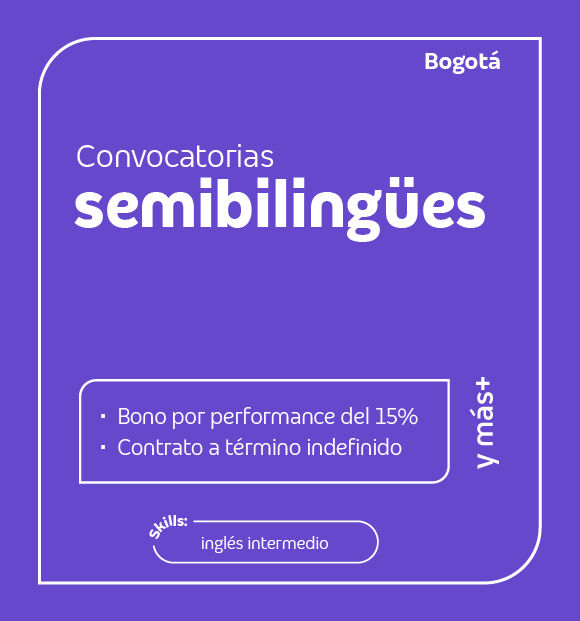 Convocatorias semiblingües con TP 