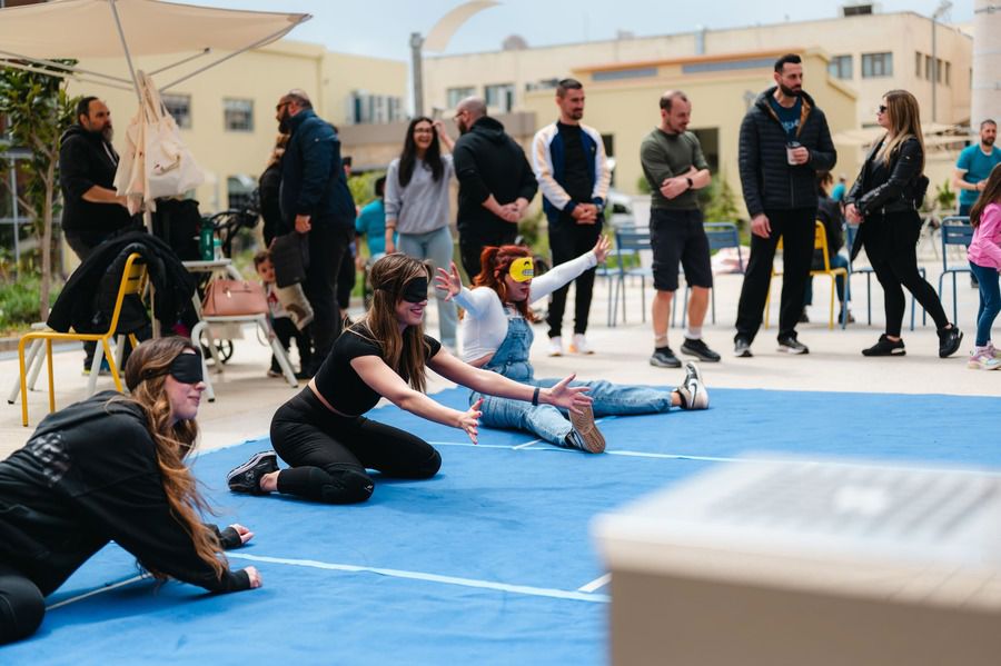 Group of people playing adaptive sports together.
