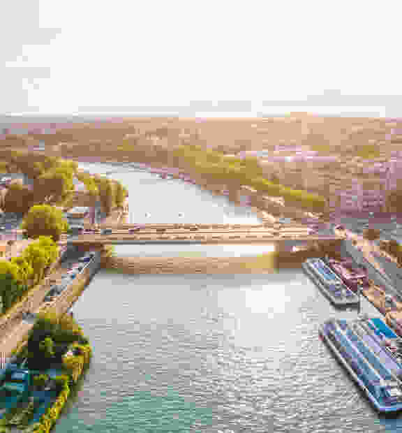 TP in France - panoramic view of Paris, France