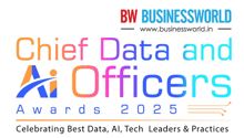 Badge for Chief, Data and AI Officers Awards, with TP India CEO ranked