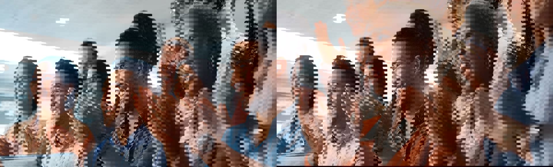 Team celebrating a collective achievement