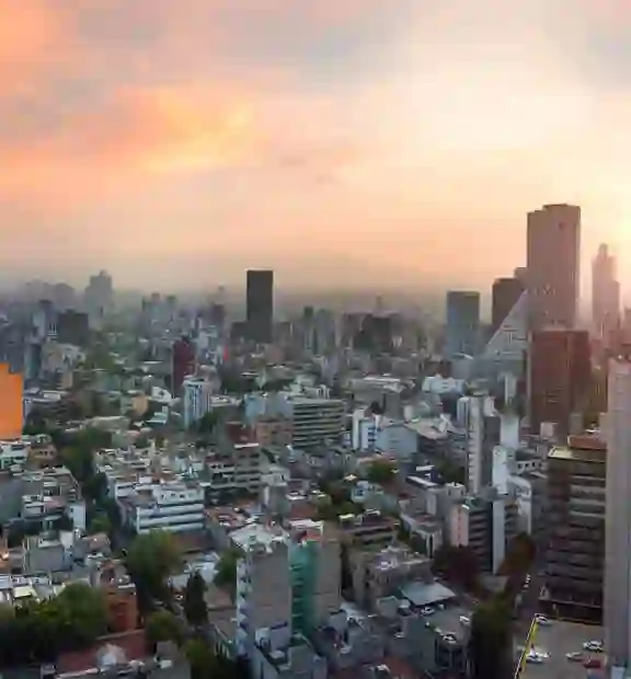 TP in Mexico - view of Mexico City