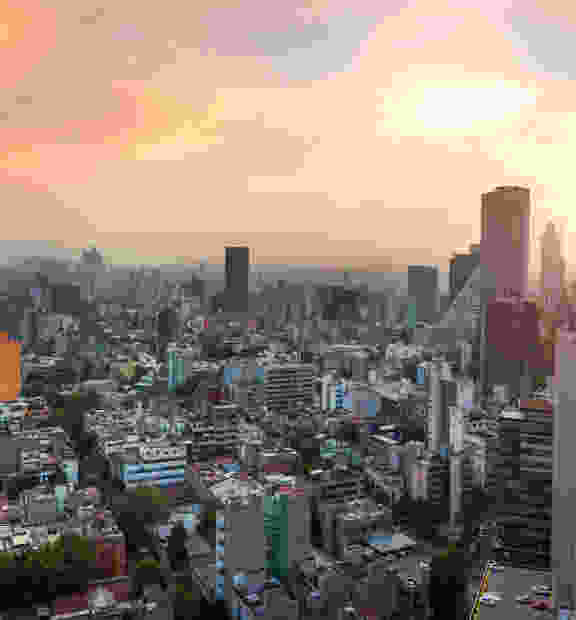 TP in Mexico - view of Mexico City