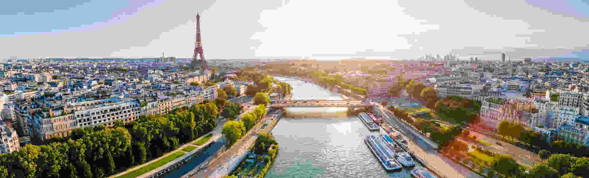 TP in France - panoramic view of Paris, France