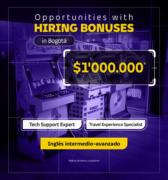 Convocatorias de trabajo con Hiring Bonus en Bogotá