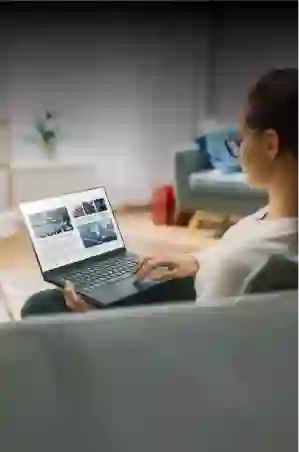 Woman working at home 