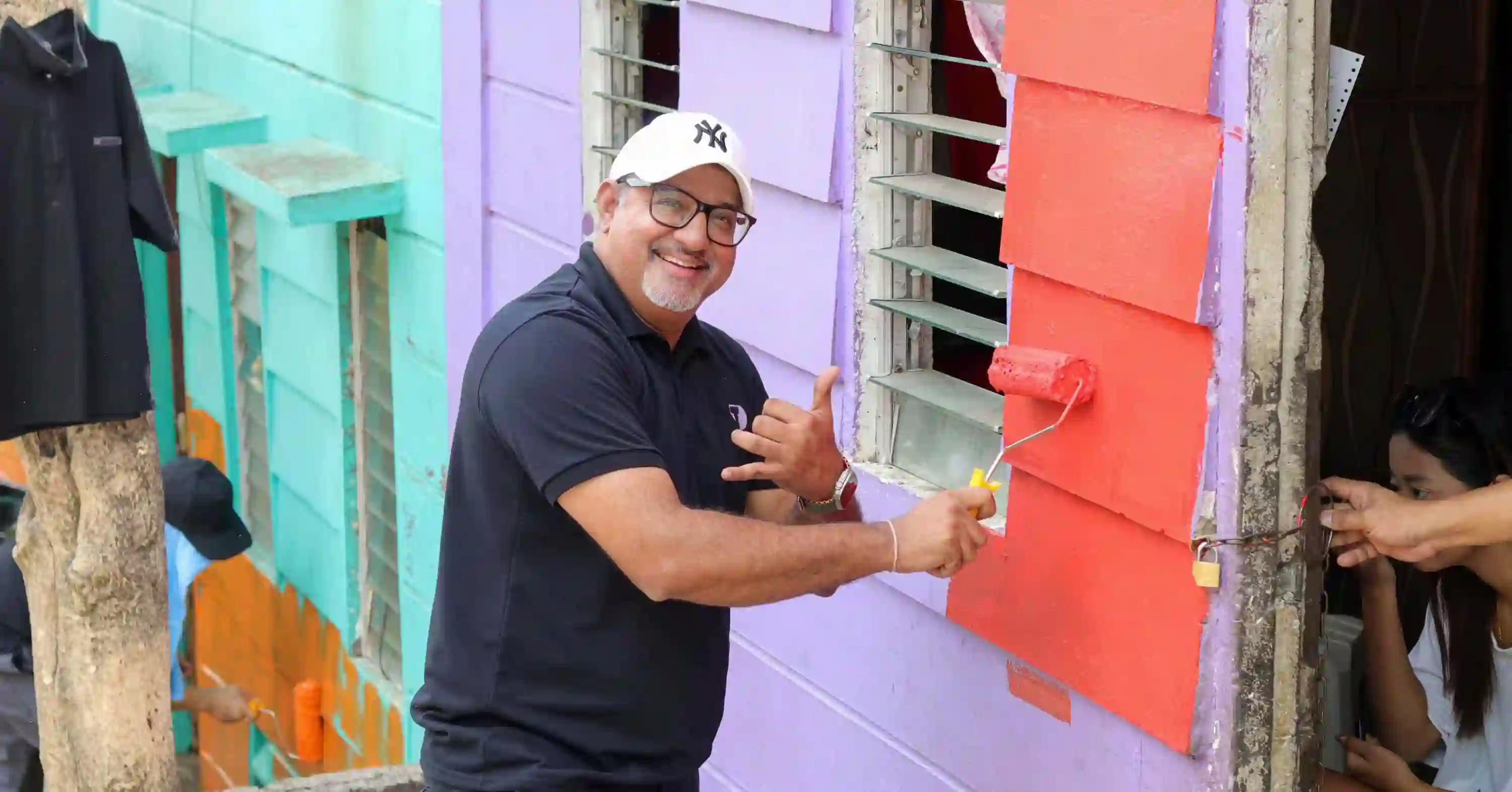 Chief Executive Officer of TP in the Philippines Rahul Jolly, led the service activity alongside the Senior Leadership Team