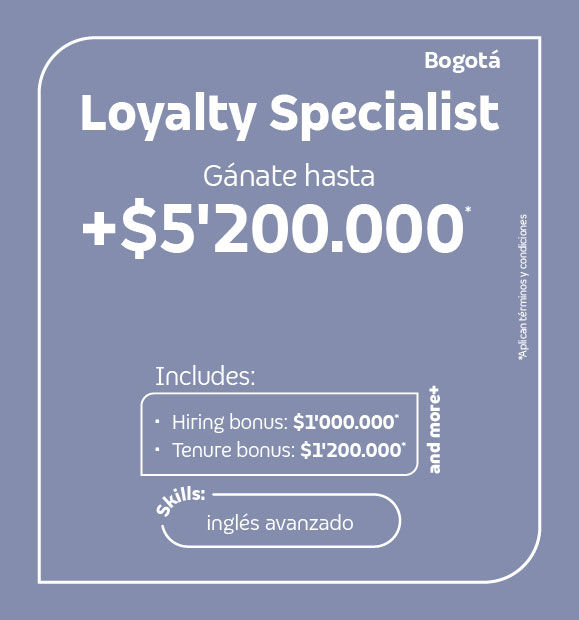 Forma parte al grupo de Loyalty Expert con TP