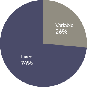 RATE TYPE POST-HEDGING