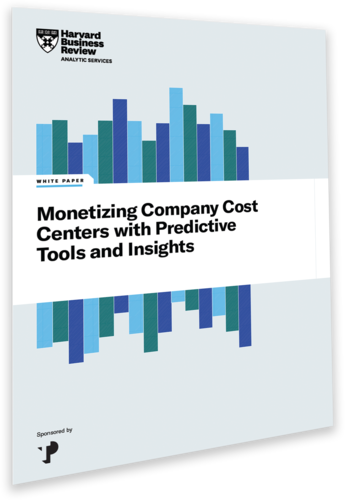 Harvard Business Review white paper mockup - Monetizing company cost centers