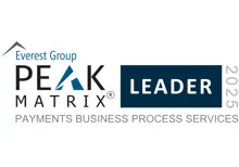 Payments Business Process Services 2025 Leader on TP was recognized as a Leader in Everest Group’s PEAK Matrix® for Payment Business Process Services