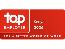 TP in Kenya 2026 Top Employer award badge 