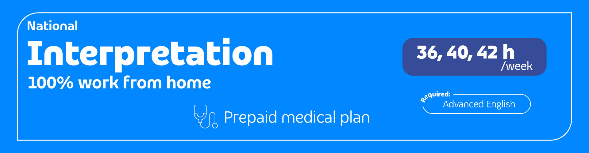 ¿Eres un crack con el inglés? Trabaja como interprete y disfruta de todos nuestros beneficios. 