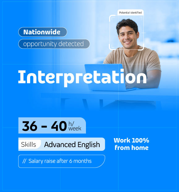 Trabaja desde casa con TP como Interpreter
