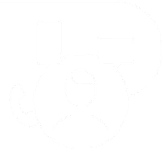 Seamless support white icon