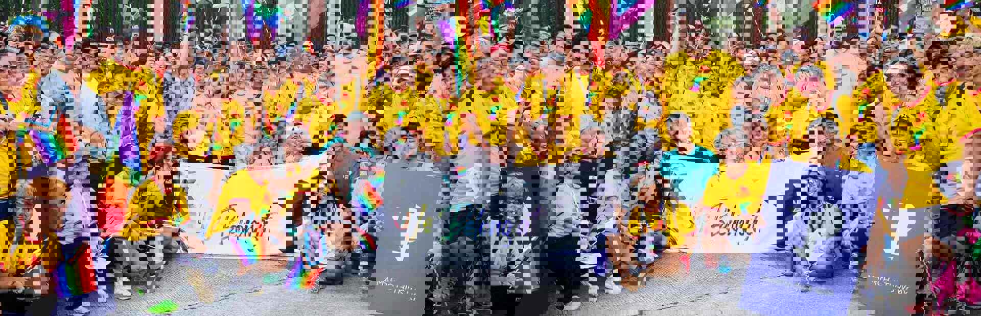 TP employees in the Philippines celebrating LGBTQ+ Pride with joy and solidarity.