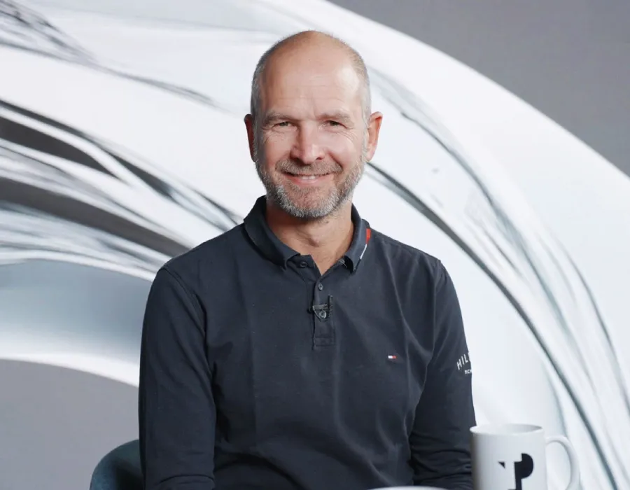 Danny Kuivenhoven during the recording of a TP.ai Talks Videocast episode.