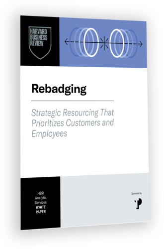 Rebadging white paper mockup.