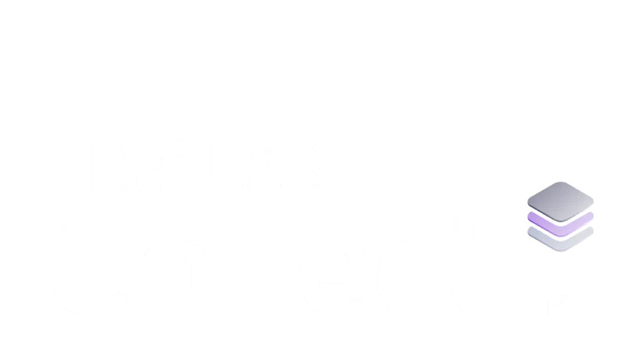 TP.ai FAB Collect white logo.