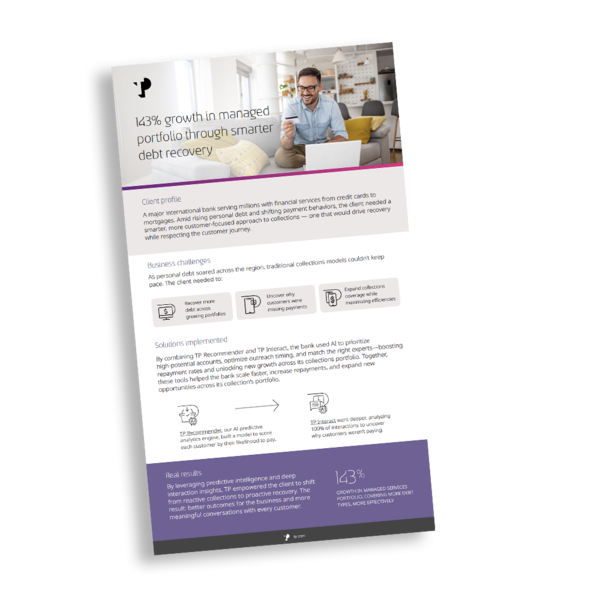 How Bank Grew With AI Powered Collections Mock Up
