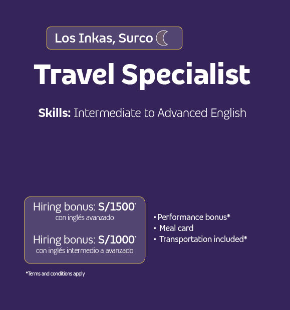 Únete como Travel Specialist 