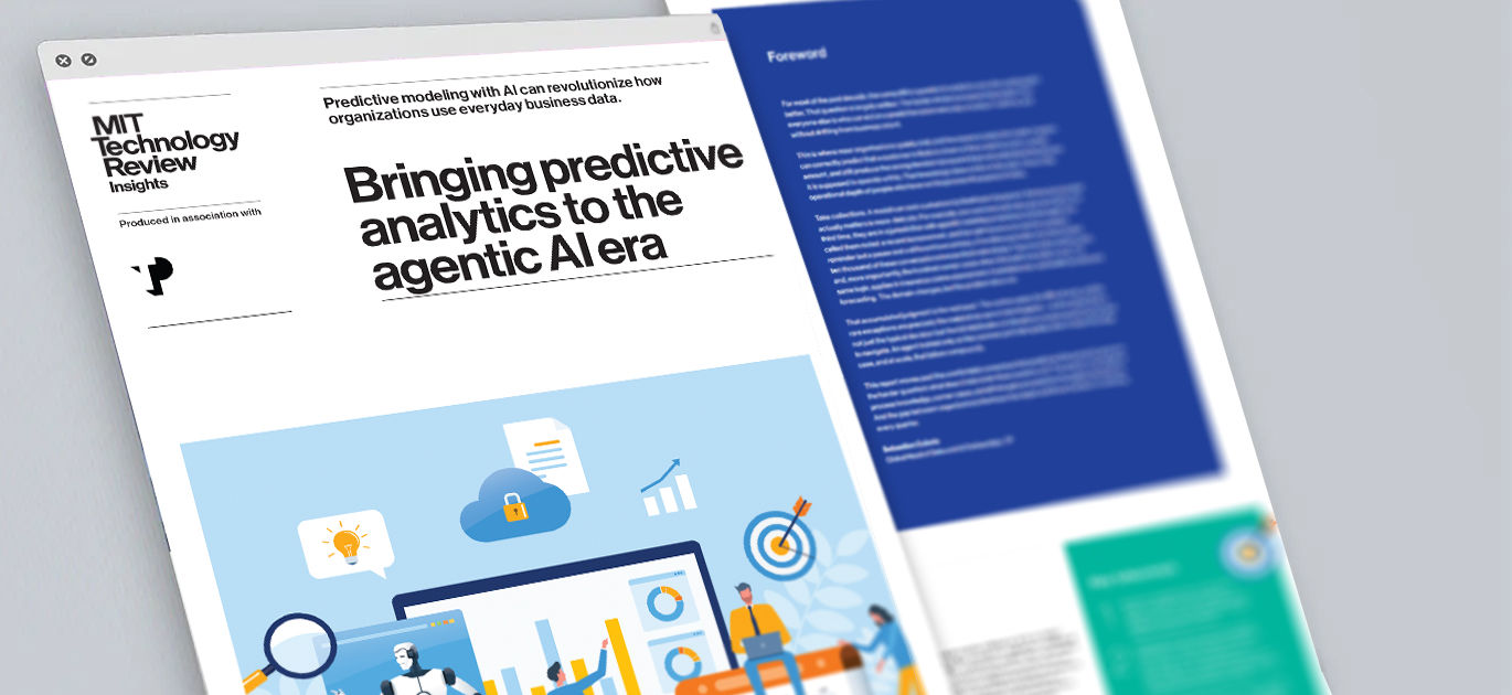 MIT White Paper mockup: Bringing Predictive Analytics To The Agentic AI Era