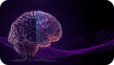 Modern brain background image