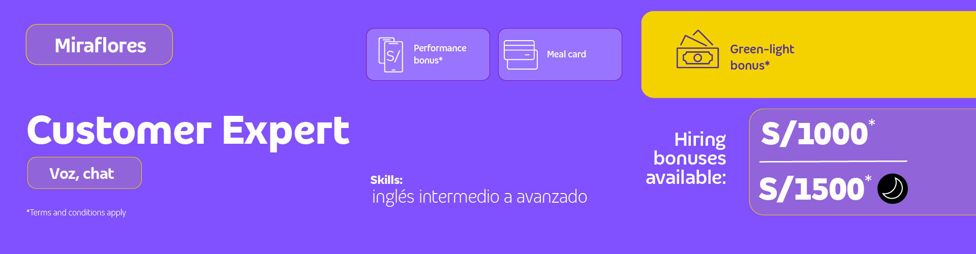 Convocatorias Bilingües con excelentes beneficios