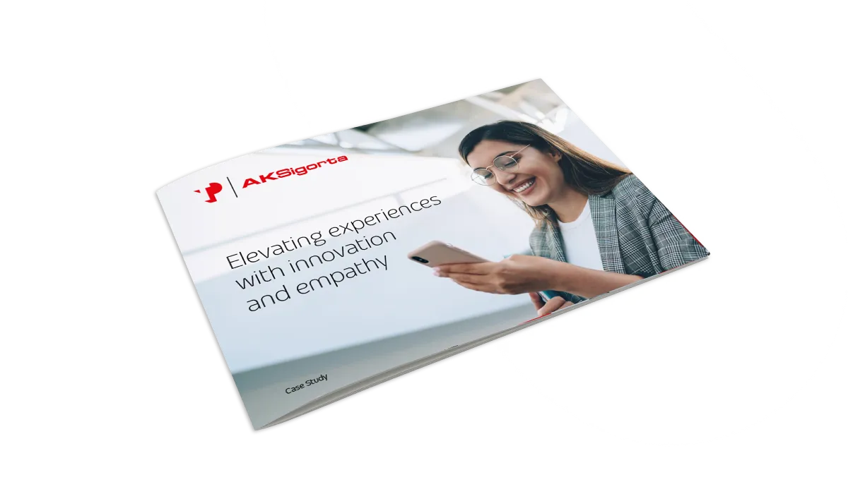 Elevating experiences with innovation and empathy White Paper mockup.