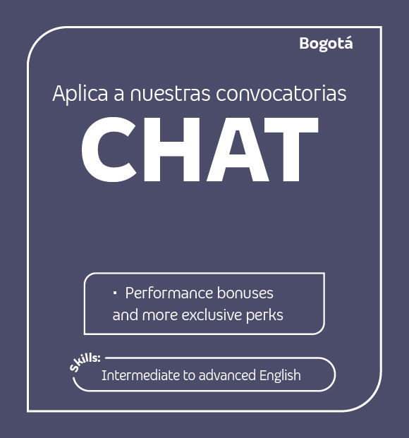 Convocatorias CHAT con el TOP Team