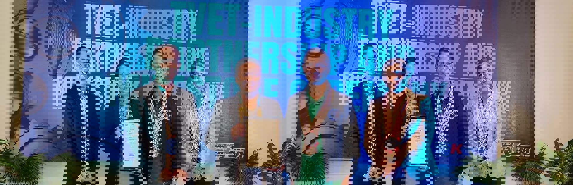 TP and TESDA leaders gathered to mark the recognition of the TVET Program partnership