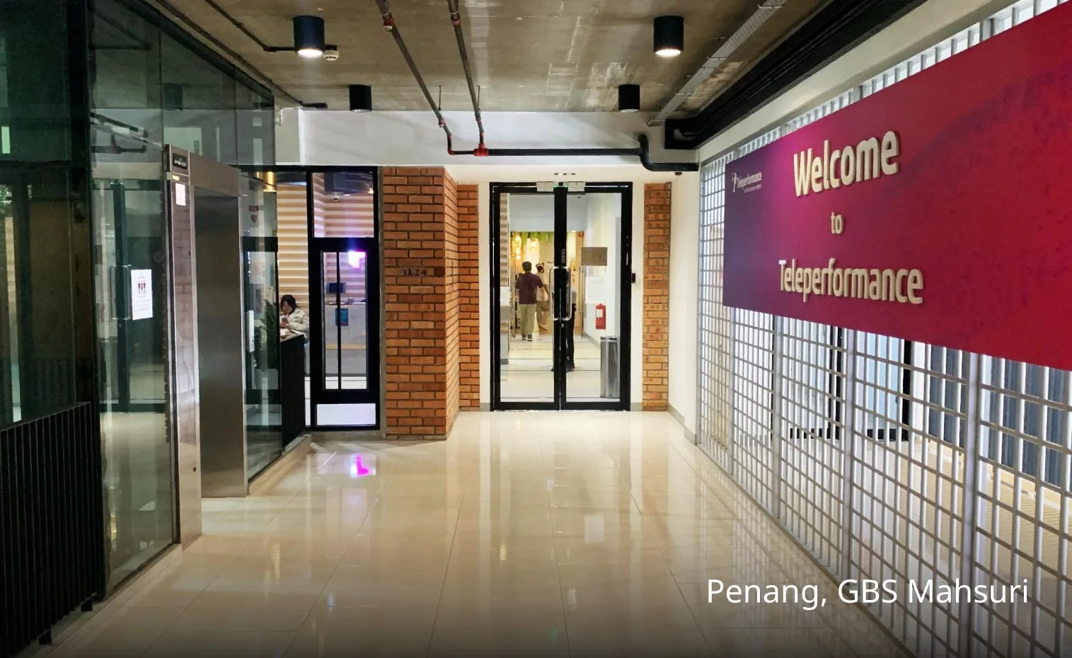 Entrance hall at TP’s GBS Mahsuri office in Penang, Malaysia.