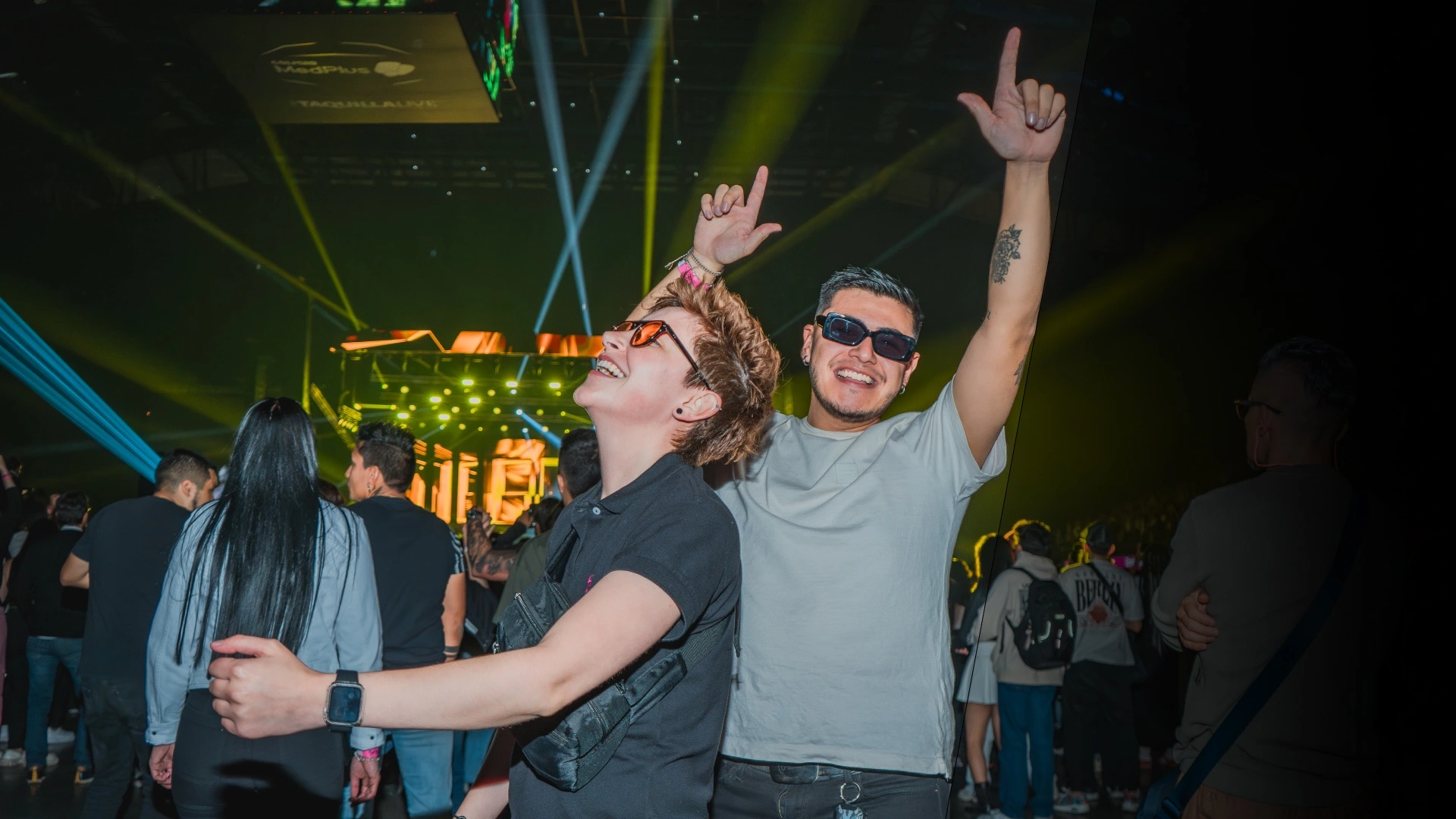 Two guys in a party.