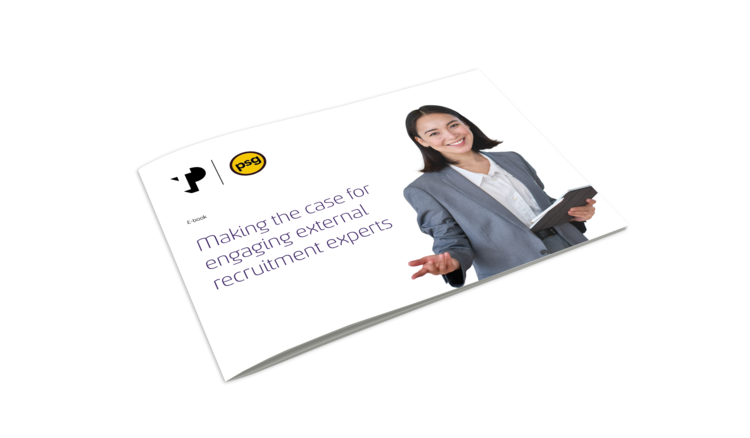 Making the case for engaging external recruitment experts - mockup