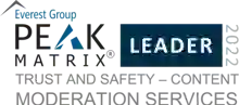 Everest group peak matrix logo from 2022.
