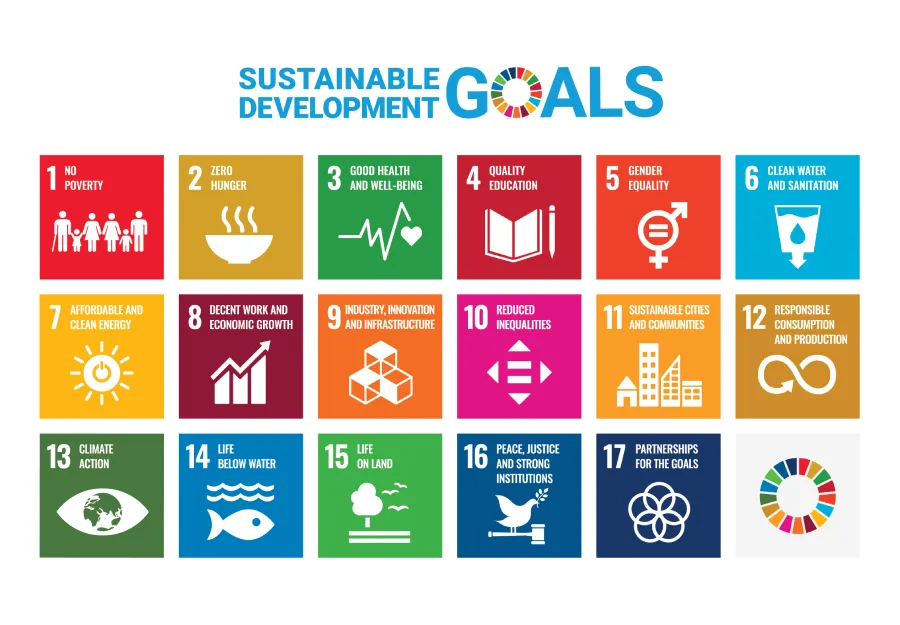 United Nations Global Compact Sustainable Development Goals highlighted.
