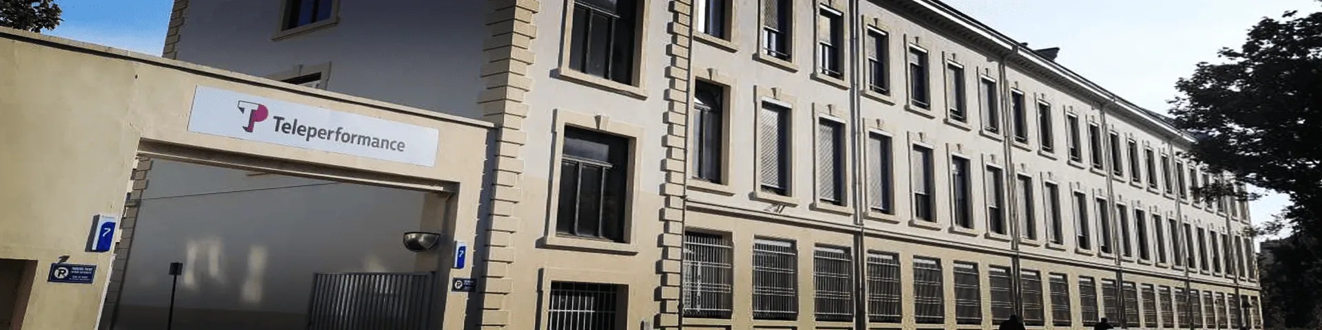 Front view of TP building in Lyon