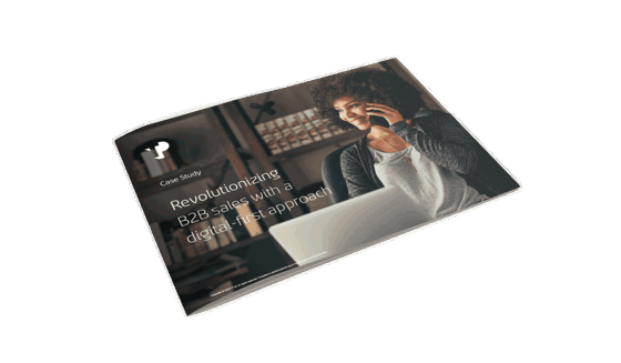 Revolutionizing B2B sales CS mock-up