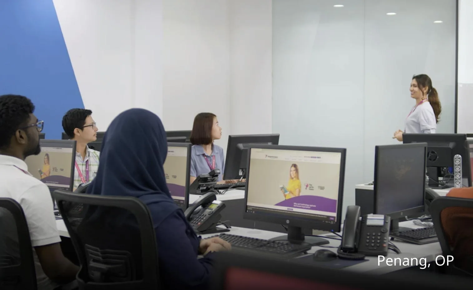 Training session at TP’s Penang OP office.